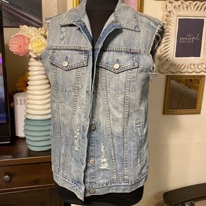 Rails women short sleeves jeans jacket jean size S in excellent condition